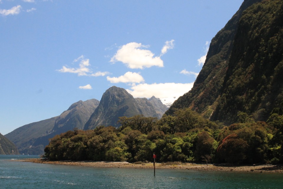 Departing on the Milford Sound Cruise